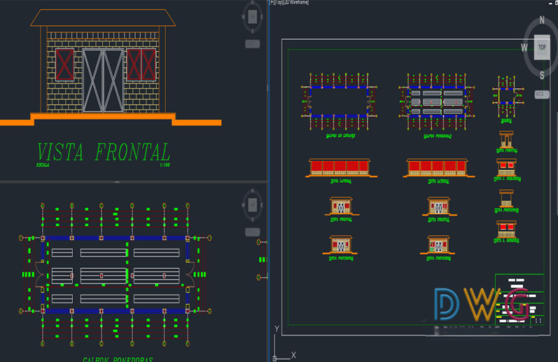 دانلود فایل اتوکد پروژه مرغداری DWG | نقشه کامل Chicken Farm Project برای نرم‌افزار AutoCAD